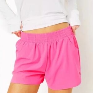 Lilly Pulitzer Pink Backcourt Athletic Shorts size medium